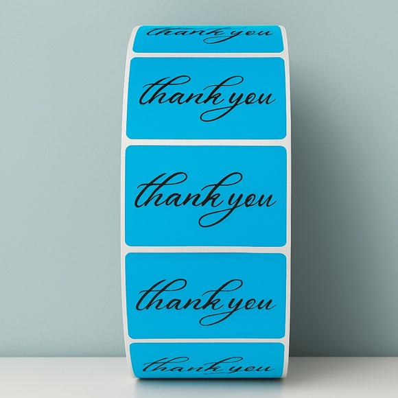 Thank You Stickers for Small Business |100 Self-Adhesive 8 COLORS TO CHOOSE FROM - Picture 3 of 11